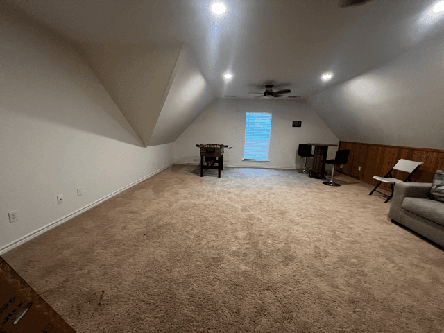 Game room with foosball